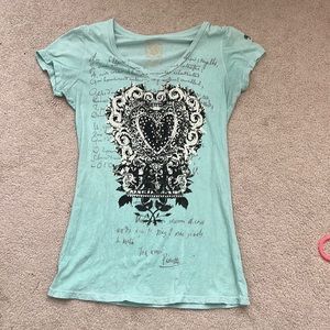 Vneck crystal shirt